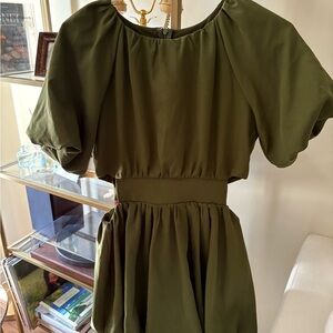 TCEC Stylish Olive Dress